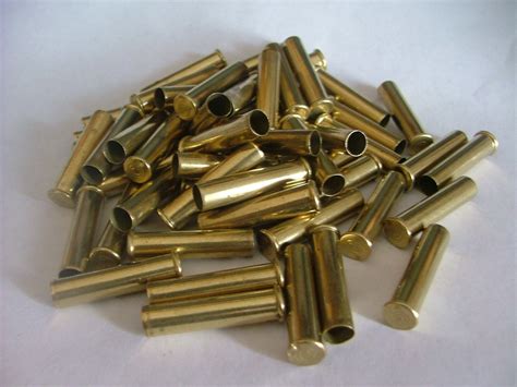 Brass 22 Mag Shell Casings 50 Pcs Inert Recycled