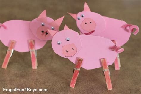 Preschool Farm Unit Frugal Fun For Boys And Girls Pig Crafts