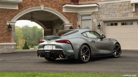 2020 Toyota Supra Color Phantom Rear Three Quarter Caricos