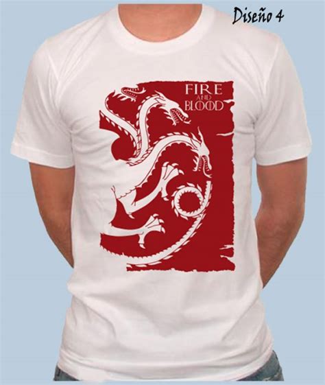 Playera Game Of Thrones Personalizada blanca dama caballero o niño