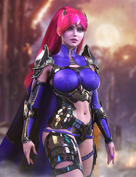 DForce HM Gammaray Outfit For Genesis 9 Daz 3D