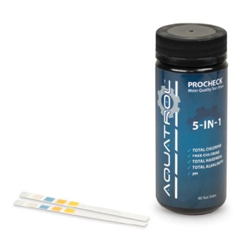 Aquatrol 5 In 1 Water Quality Test Strips 60 Strips