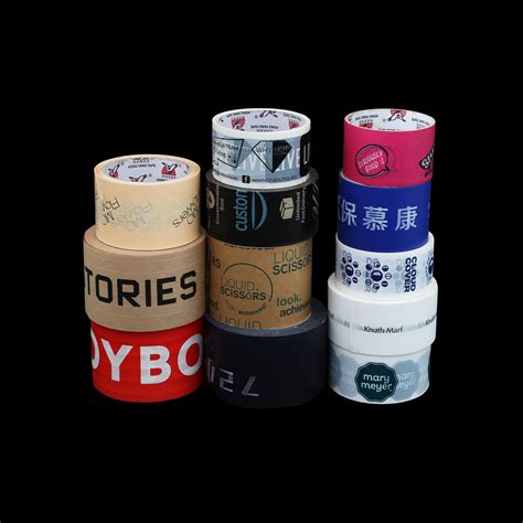 Custom Water Activated Gummed Reinforced Kraft Paper Tape With Logo