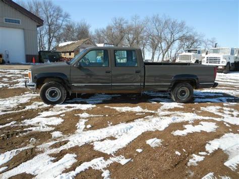 Purchase Used 1996 Chevy Gmc Army Crew Cab 3500 Turbo Diesel Pickup 44779 Actual Miles In Canton