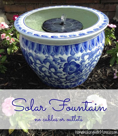 Solar Fountain For Your Garden Diy Solar Fountain Solar Water