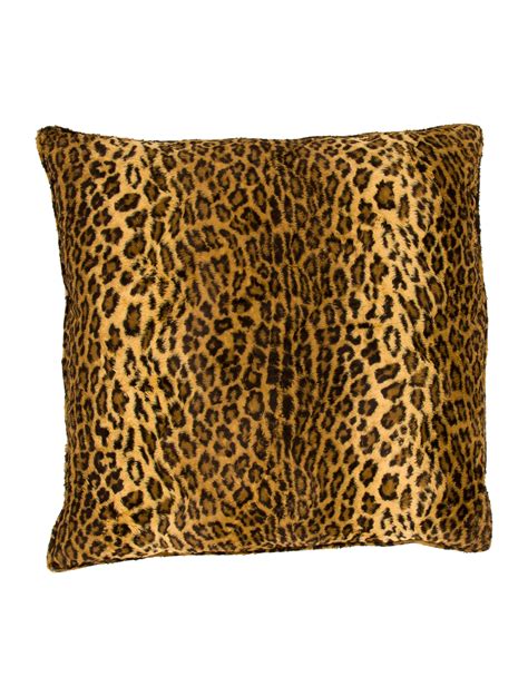 Ralph Lauren Aragon Leopard Throw Pillows Brown Bedding Bedding And Bath Wyg22919 The Realreal