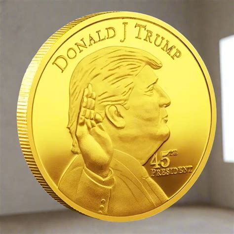 Donald Trump Gold Coin - Round