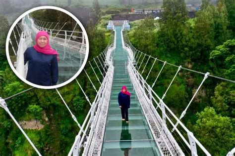 Intip Ini Jembatan Kaca Pertama Di Jawa Timur Yang Ditinjau Langsung