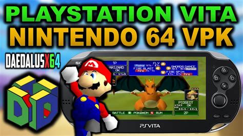 New Ps Vita Nintendo 64 Emulator Vpk Daedalus X64 Youtube