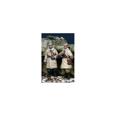 Ww Russian Afv Crew Set Figs Alpine Miniatures Me