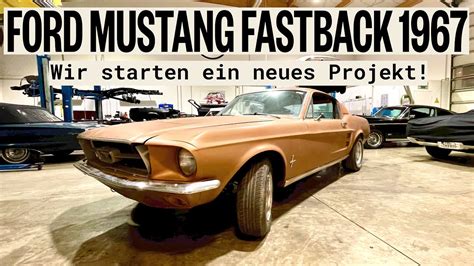 Ford Mustang 1967 Fastback V8390 Cui Restauration Neues Projekt