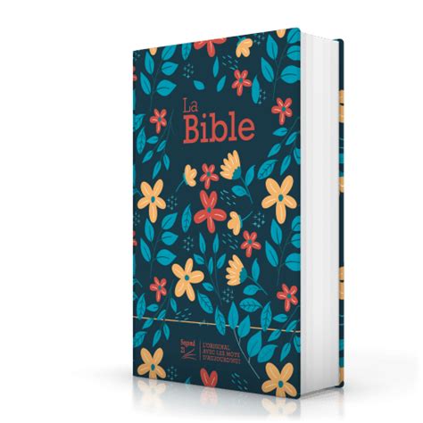 Bible Segond Journal De Bord Couverture Rigide Toile Imprim E