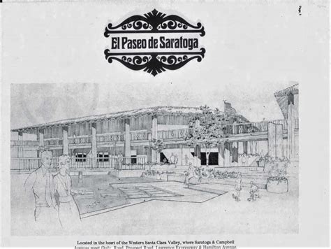 El Paseo De Saratoga Rendering 1974 Illustration Of The Flickr