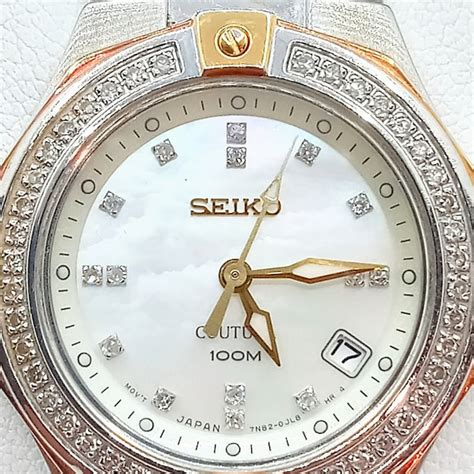 Seiko Diamond Bezel Etsy