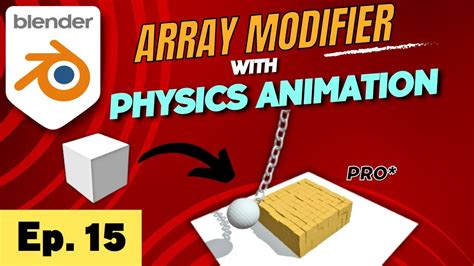 Blender Tutorial In Hindi Ep 15 Array Modifier With Physics Animation