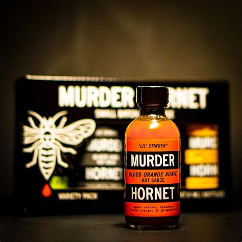 Lil Stingers Murder Hornet Hot Sauce 4 Pack Made In Washington