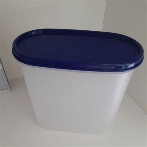 Tupperware Modular Oval Azul Litros Shopee Brasil