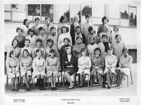 Photo De Classe Mathélem 1964 65 De 1966 Lycée De Jeunes Filles De