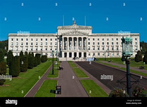 The Northern Ireland Parliament Building at Stormont , Belfast Stock ...