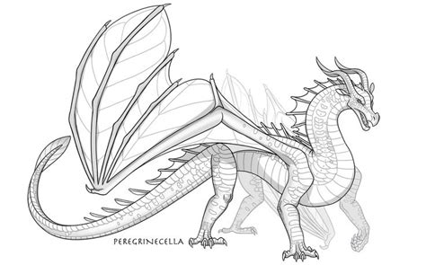 LeafWing Base By Peregrinecella On DeviantArt Wings Of Fire Wings Of