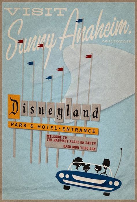 Vintage Disneyland Posters 42 Pics