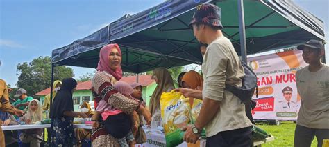 Pemkab Banjar Gelar Gerakan Pangan Murah Di Karang Intan Radio Suara