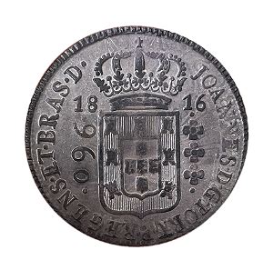 Numismática Moeda de Prata do Brasil Colonial 960 Réis 1810 B