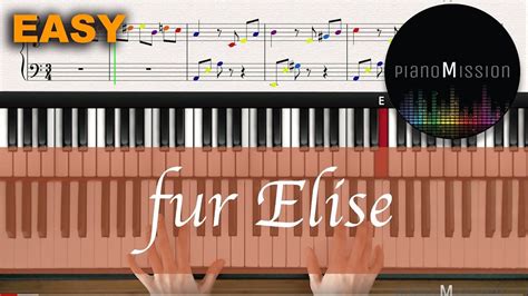 How To Play Fur Elise Easy Piano Tutorial Lesson By Pianomission