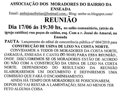 COTIDIANO COSTA NORTE QUER AUDIÊNCIA PÚBLICA SOBRE PARQUE INDUSTRIAL