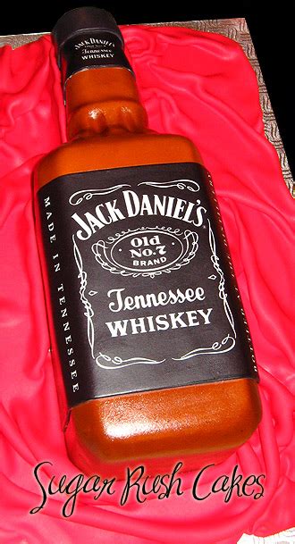 Jack Danielswhiskey Bottle Sugar Rush Cakes Montreal