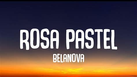 Los Dos Nos Destruimos Belanova Rosa Pastel Letralyrics Youtube