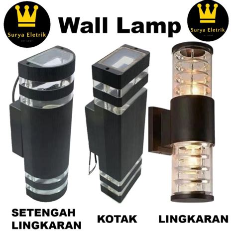 Lampu Dinding Pilar Outdoor Besar Wall Lamp Minimalis Lampu Dingding