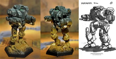 Table top Battletech Mechs by smtkelly on DeviantArt