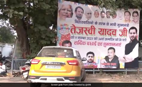 Posters Calling Tejashwi Yadav Future Cm Put Up In Patna Bihar Nitish