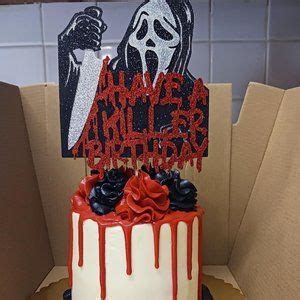 Party Supplies Have A Killer Birthday Cake Topper Horror Classic