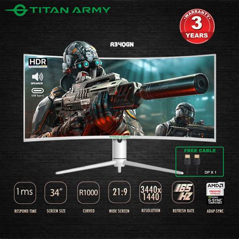 Titan Army Ultrawide Wqhd K Hz Ms Curved R Type C Gaming