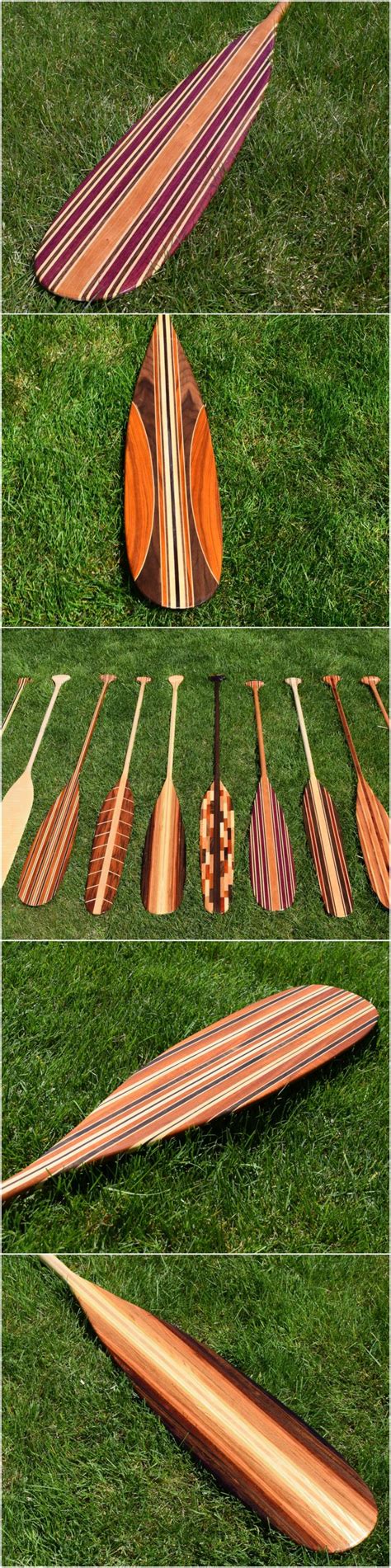 Exotic Wood Canoe Paddles