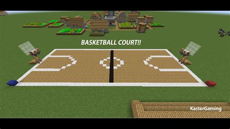 Minecraft Basketball Court Dimensions