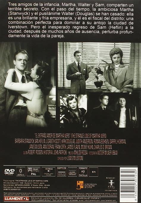 El ExtraÑo Amor De Martha Ivers Dvd 8436022307230 Ebay