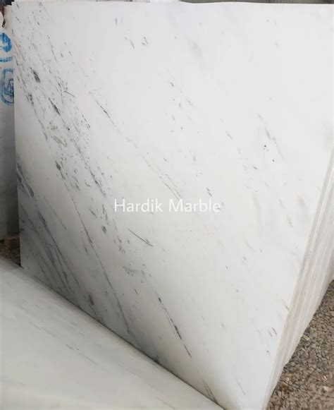 White Indo Italian Marble For Flooring Thickness Mm At Rs