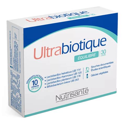 Ultrabiotique Flore Intestinale Gélules Probiotique en pharmacie bio