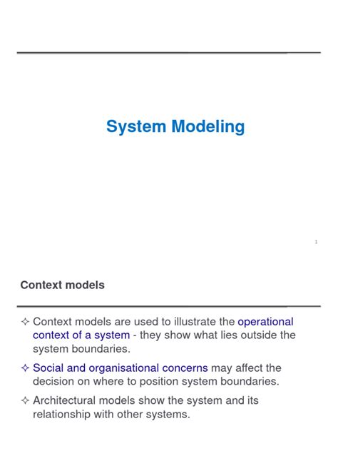 System Modeling | PDF