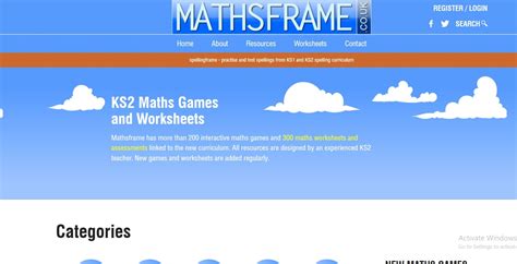 Mathsframe games and worksheets!