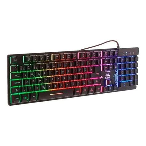 Teclado Gamer Led Semi Mecanico Knup Pontofrio