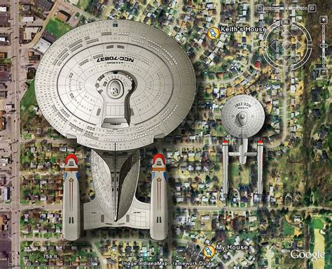 Starship Enterprise Size Comparison スタートレック エンタープライズ スタートレック 宇宙船