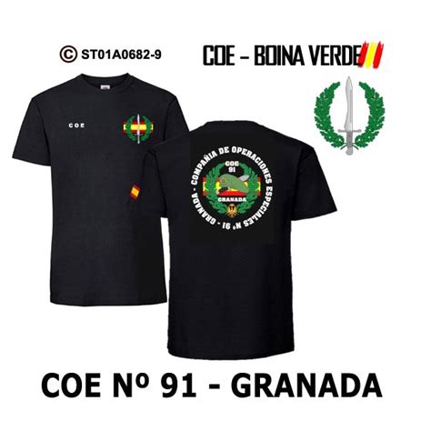 Camiseta Es Coe Granada Boina Verde Totemteams