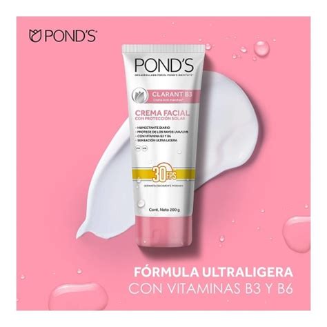 Crema Facial Anti Manchas Ponds Clarant B3 Con Protector Solar 30 Fps