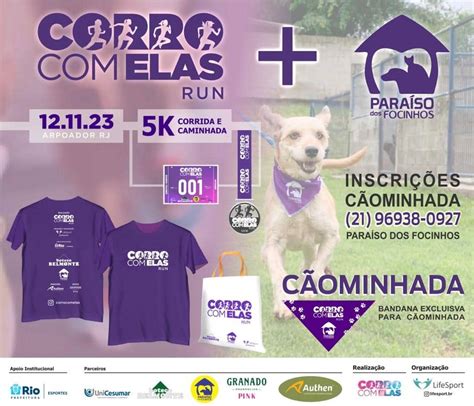 Corro Elas Run e ONG Paraíso dos Focinhos se unem em evento