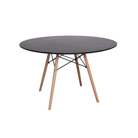 Ripley MESA REDONDA EAMES 100 CM NEGRA