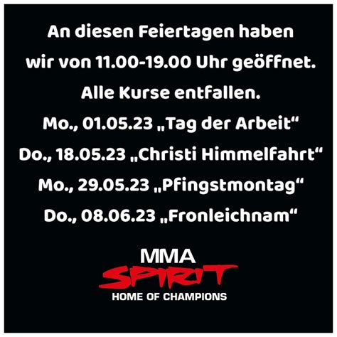 Mai Tag Des Trainings Mma Spirit Home Of Champions